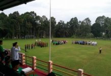Peringaran HUT RI Ke-73 di Lubuk Bendahara Berlangsung Meriah dan Khidmat.