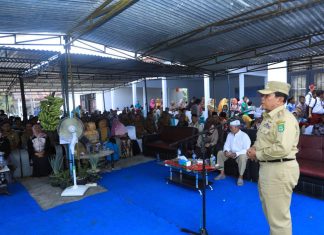 Bupati Rohul Hadiri HUT Desa Pagar Mayang ke 37