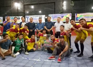 Kapolres Rohul Tutup Turnamen Futsal Kapolres Cup II Tahun 2019