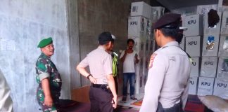 Wujud Sinergitas, TNI dan POLRI di Rohul Gelar Patroli Bersama