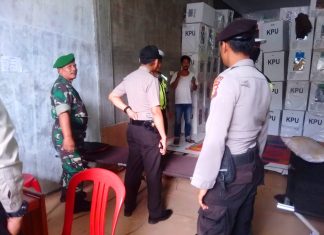 Wujud Sinergitas, TNI dan POLRI di Rohul Gelar Patroli Bersama