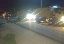 Akibat Jalan Rusak, Satu Unit Mobil Dum Truck Bermuatan Penuh Terpuruk Akibat Jalan Rusak, Satu Unit Mobil Dum Truck Bermuatan Penuh Terpuruk