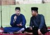 Buka dan Penggalangan Dana, Masjid Fastabiqul Khoirot Kedatangan Tamu Dari Palestina Syekh Muhammad Faiz Husin Al Ghoul memberikan tausiah dalam acara buka puasa bersama di Rambah Hilir