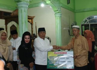 Diguyur Hujan, Pemkab Rohul Safari Ramadhan di Kepenuhan Hulu