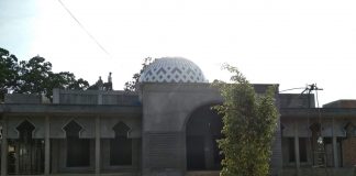 Pembangunan Masjid Nurul Fajar Desa Ulak Patian Terus Berjalan
