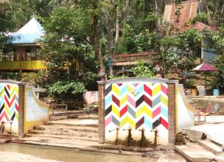 Jelang Libur Lebaran Pemandian Air Panas Suaman Terus Dibenah