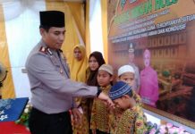 Mapolres Rohul Gelar Bukber, Nuzul Qur’an Serta Bagi Doorprize