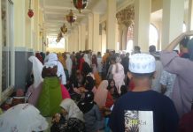 Hari Raya ke-3 Ribuan Pengunjung Penuhi Islamic Centre Rohul