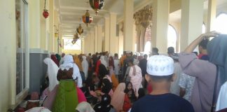 Hari Raya ke-3 Ribuan Pengunjung Penuhi Islamic Centre Rohul