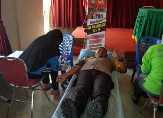 HUT Bhayangkara ke-73, Polres Rohul Gelar Donor Darah