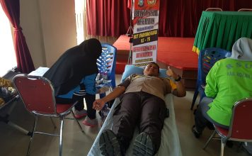 HUT Bhayangkara ke-73, Polres Rohul Gelar Donor Darah