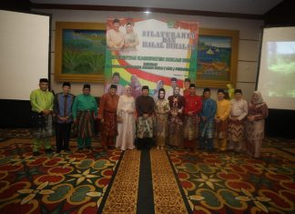 Halal Bi Halal Pemkab Rohul dengan HKR Pekanbaru, Bupati Ajak Masyarakat Bersama Membangun Rohul