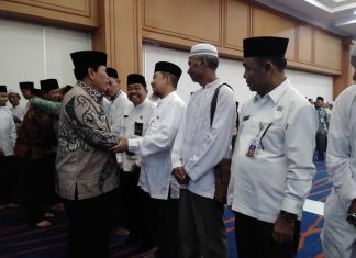 Lepas JCH Korpri, Bupati Rohul Minta Do’a Dua Periode