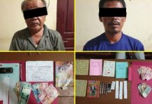 Pihak Kepolisian Berhasil Tangkap Dua Pelaku Perjudian di Bonai Darussalam