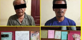 Pihak Kepolisian Berhasil Tangkap Dua Pelaku Perjudian di Bonai Darussalam