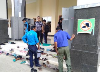 Islamic Center Pasir Pengaraian Sudah Tidak Aman