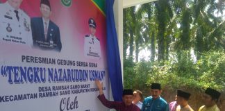 HUT ke-41, Sekda Rohul Resmikan Gedung dan Pelayanan Publik Berbasis IT di Rambah Samo Barat
