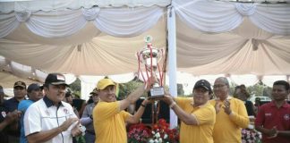 Gubernur Riau Buka Liga Berjenjang U-16 Menpora 2019 di Rokan Hulu