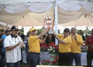 Gubernur Riau Buka Liga Berjenjang U-16 Menpora 2019 di Rokan Hulu