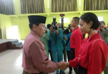 Bupati Rohul Buka Diklat Paskibraka Tahun 2019