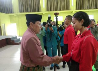 Bupati Rohul Buka Diklat Paskibraka Tahun 2019