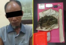 Sat Narkoba Polres Rohul Tangkap Pemilik Daun Ganja Kering di Sei Rokan