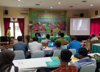 Disnakbun Rohul Beri Bimtek Aplikasi Online, Program Peremajaan Kelapa Sawit