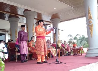 Pemkab Rohul Gelar Apel HUT Riau 62
