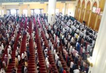 Shalat Idul Adha, Islamic Centre Rohul Dipadati Jamaah Hingga Tidak Dapat Tempat Shalat