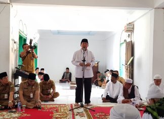 Bupati Rohul Hadiri Acara Haul Syech Ma’sum Tambusai di Desa Sungai Kumango