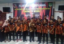 SAPMA PP Rokan Hulu Resmi Dilantik