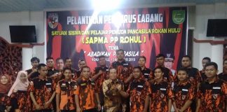SAPMA PP Rokan Hulu Resmi Dilantik