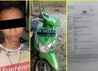 Alasan Pinjam Motor, Pelaku Berhasil Diamankan Polres Rohul