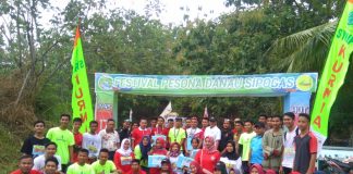 Perdana, Trail Fun 3K Sipogas Ramai Diikuti Oleh Peserta Dari Luar Kabupaten
