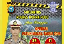 Satlantas Rohul Gelar Operasi Patuh Muara Takus 2019, Ini Tanggal Pentingnya