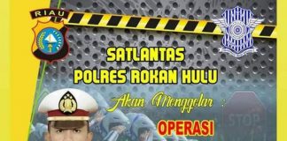 Satlantas Rohul Gelar Operasi Patuh Muara Takus 2019, Ini Tanggal Pentingnya