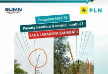 PLN ULP Pasir Pengaraian, Himbau Masyarakat Tidak Pasang Bendera Dekat Jaringan PLN ULP Pasir Pengaraian, Imbau Masyarakat Tidak Pasang Bendera Dekat Jaringan