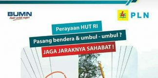 PLN ULP Pasir Pengaraian, Himbau Masyarakat Tidak Pasang Bendera Dekat Jaringan PLN ULP Pasir Pengaraian, Imbau Masyarakat Tidak Pasang Bendera Dekat Jaringan
