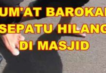 Usai Sholat Jumat, Sepatu Milik TNI Dari Pekanbaru Hilang di Islmic Centre Rohul