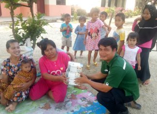Cegah Penyakit Ispa, Tim Polibun PT SAI Datang Langsung ke Warga