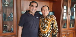 Dukung Kader Terbaik, H Sukiman Mengaku Sekjen DPP Gerindra Restui Maju Pilkada Rohul 2020 Ketua DPC Partai Gerindra Rohul H Sukiman yang juga Bupati Rohul terlihat akrab saat foto bersama usai pertemuan silaturrahim di Jakarta