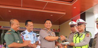 HUT Satlantas, Polres Rohul Gelar Olahraga dan Syukuran