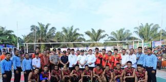 Bupati Rohul Buka Turnamen Volley Ball Rambah Jaya CUP 2019