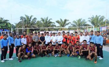 Bupati Rohul Buka Turnamen Volley Ball Rambah Jaya CUP 2019