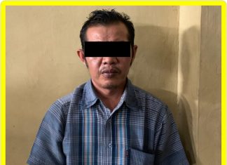 Hendak Gauli Bocah SD, Aksi Nekad Seorang Sopir Digagalkan Istrinya Foto pelaku FY alias Asep (40) warga Rambah Tengah Utara, Kecamatan Rambah