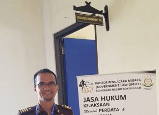 Ingin Lebih Dekat Dengan Masyarakat, Kejari Rohul Luncurkan Inovasi Baru JPNBerlari Kasi Bidang Perdata dan Tata Usaha Negara (Datun) Kejari Rohul, Roni Saputra SH
