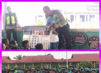Satlantas Polres Rohul Tanamkan Disiplin Berlalu Lintas