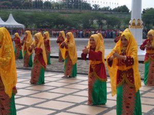 Tari Tepak Sirih khas dari Rokan Hulu. Dimana Tepak sirih adalah sebagai simbol menyambut tetamu undangan.