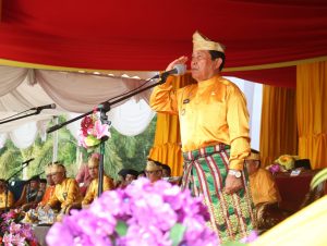 Bupati Rohul H Sukiman Jadi Inspektur Upacara peringatan Hari Jadi ke 20 Kabupaten Rohul
