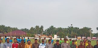 Bupati Rohul Buka Turnamen Bola Kaki